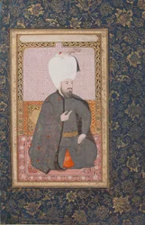 Portrett av Sultan Ahmet I r. 1603-17, tidlig på 1600-tallet.