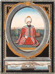 Portrett av Sultan Murad II 1404-1451