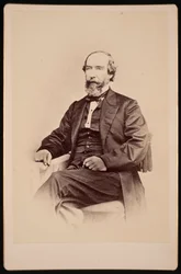 Portrett av Walter Lenox 1817-1874, før 1874.
