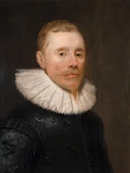 Portrett av en gentleman, 1600-1700.