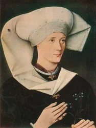 Portrett av en kvinne fra Hofer-familien, 1470, 1909