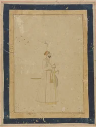 Portrett av en offiser, tidlig på 1700-tallet.