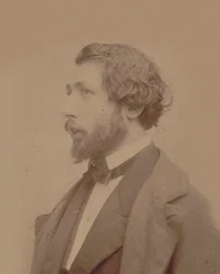 Portrett av pianist og komponist Charles Wehle 1825-1883, ca 1865.