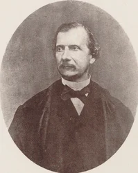 Portrett av komponisten Auguste Mermet 1810-1889.