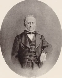 Portrett av komponisten Saverio Mercadante 1795-1870.