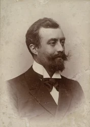 Portrett av komponisten og organisten Alfred Tofft 1865-1931, 1898.