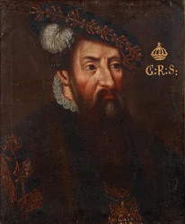 Portrett av kong Gustav I av Sverige 1496-1560, um 1700
