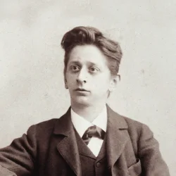 Portrett av komponisten Alexander von Zemlinsky 1871-1942, ca. 1900.