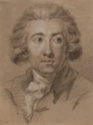 Portrett av komponisten André Ernest Modeste Grétry 1741-1813, 2. halvdel av 1700-tallet.