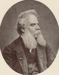 Portrett av komponisten Federico Ricci 1809-1877, ca. 1870.