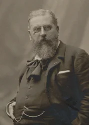 Portrett av komponisten Raoul Pugno 1852-1914, ca. 1900-1910.
