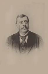 Portrett av dirigenten og komponisten Felix Mottl 1856-1911.
