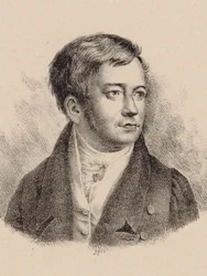 Portrett av organisten og komponisten Friedrich Schneider 1786-1853.