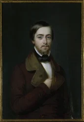 Portrett av poeten Joseph Méry 1798-1866, ca. 1830-1840.