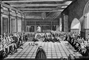 Presentasjon av sheriffer i Westminster, London, c1920