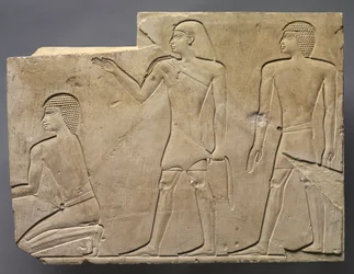 Prester som utfører begravelsesritualer, ca. 667-647 f.Kr.