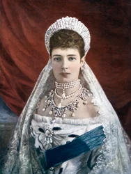 Prinsesse Marie Sophie Frederikke Dagmar, enkekeiserinne av Russland, slutten av 1800-begynnelsen av 1900-tallet
