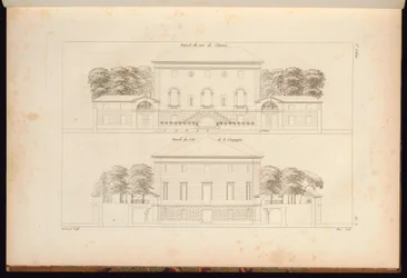 Trykk, Samling av sivilarkitektur ..., 1806–12