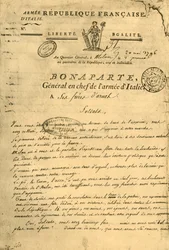 Erklæring av Napoleon til sine våpenbrødre, 20. mai 1796, 1921.