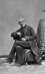 Prosper Merimee , fransk forfatter, historiker og arkeolog, 1861