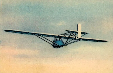 Elev i kamuflert Zögling treningsfly, 1932.