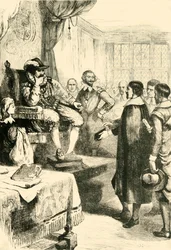 Puritaner før James I, c1600, 1890.