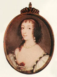Dronning Henrietta Maria, c1640-1643, 1947.
