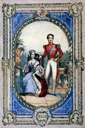 Dronning Victoria og Prins Albert, ca 1840-tallet