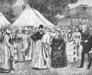 Queen Victorias Jubilee Garden Party på Buckingham Palace, 29. juni 1887, 1901.