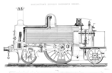 Ramsbottoms Express Passenger Engine, 1866