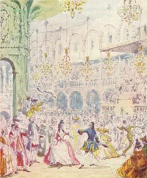 Randulph og Hilda danser i Rotunda ved Ranelagh Gardens, 1842, 1903