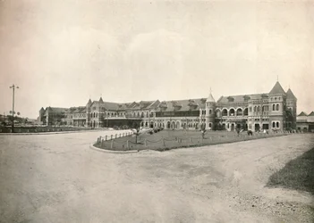 Rangoon jernbanestasjon, 1900.