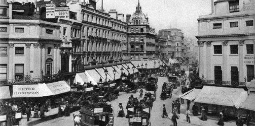 Regent Circus Oxford Circus, London, 1880-tallet, 1926-1927