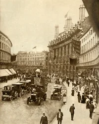 Regent Street, London, 1912, 1935.