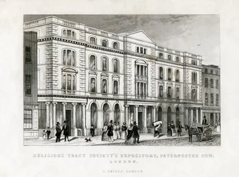 Religious Tract Societys Repository, Paternoster Row, London, 1800-tallet