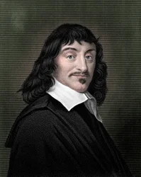 Rene Descartes , fransk filosof og matematiker, 1835