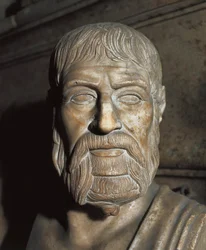 "Representasjon av Pausanias (5. århundre f.Kr.), spartansk general og politiker" Bust.