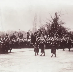 Belgiernes retur til Liége, Belgia, c1914-c1918