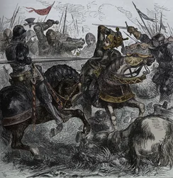 Richard III i Bosworth, 22. august 1485, c1880
