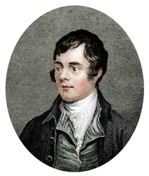Robert Burns, skotsk poet, 1877