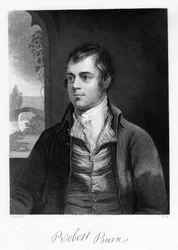 Robert Burns , skotsk poet, sent på 1700-tallet