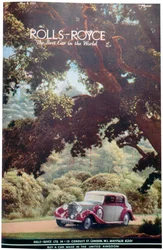 Rolls-Royce bilannonse, 1937