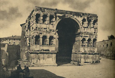 Roma - Buen til Janus Quadrifrons i Forum Boarium, 1910