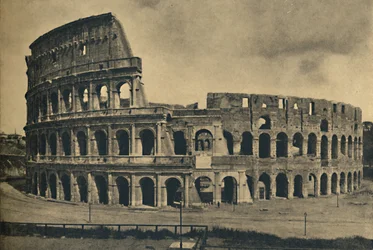 Roma - Flavisk amfiteater kjent som Colosseum, 1910.
