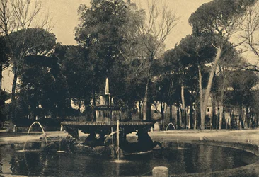 Roma - Villa Borghese - Sjøhestenes fontene, 1910