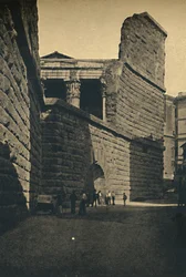 Roma - Veggen til Augustus Forum, 1910
