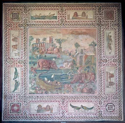 Romersk mosaikk som viser Egypt