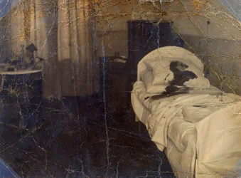 Rom på Mariinskaja-sykehuset der Fjodor Kokosjkin ble myrdet, Petrograd, Russland, 1918