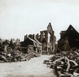 Ruiner, Craonne, Nord-Frankrike, c1914-c1918