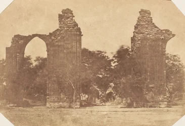 Ruiner ved Old Delhi, 1850-tallet.